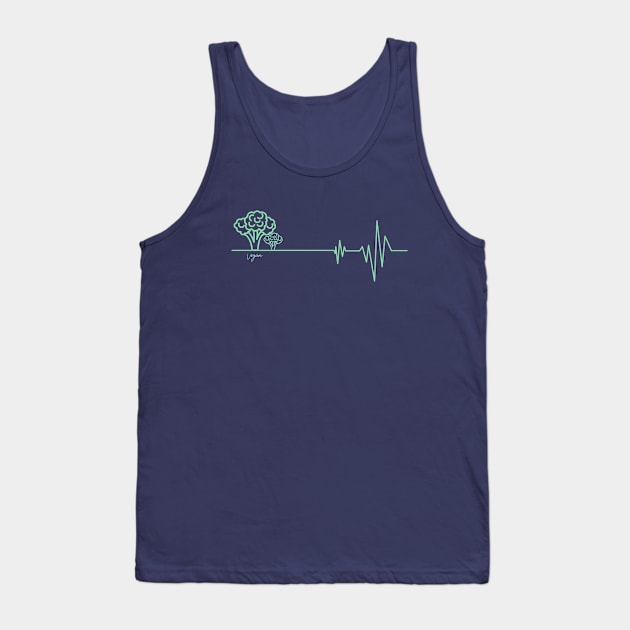 Vegan Heartbeat Tank Top by Egit